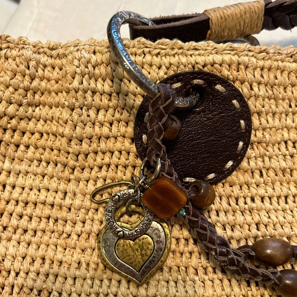 Brighton straw/raffia large should bag - Picture 10 of 11